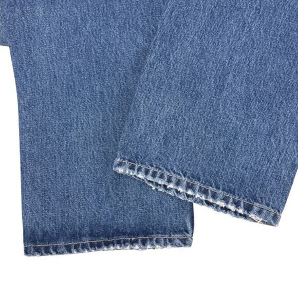 NWT ZARA High Rise Straight Leg Jeans Size 2 Blue - Picture 6 of 6